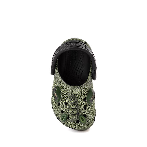 alternate view Crocs Classic I AM Scary Dino Clog - Baby / Toddler - BlackALT2