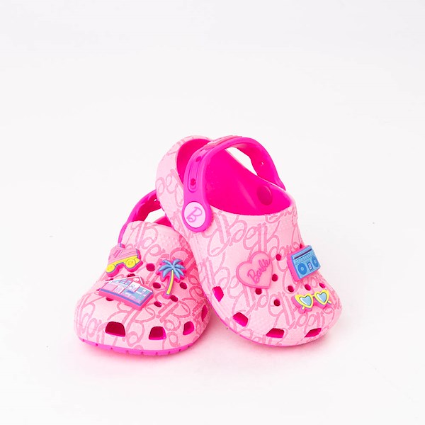 alternate view Mattel Barbie™ x Crocs Classic Clog - Baby / Toddler - PinkHERO