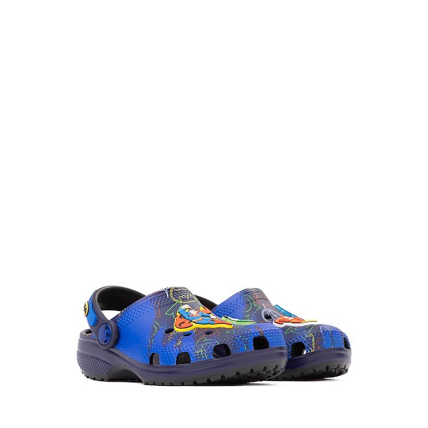 alternate view Justice League Crocs Classic Clog - Baby / Toddler - MulticolorALT5