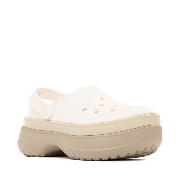 alternate view Crocs Classic Stacked Clog - ChalkALT5