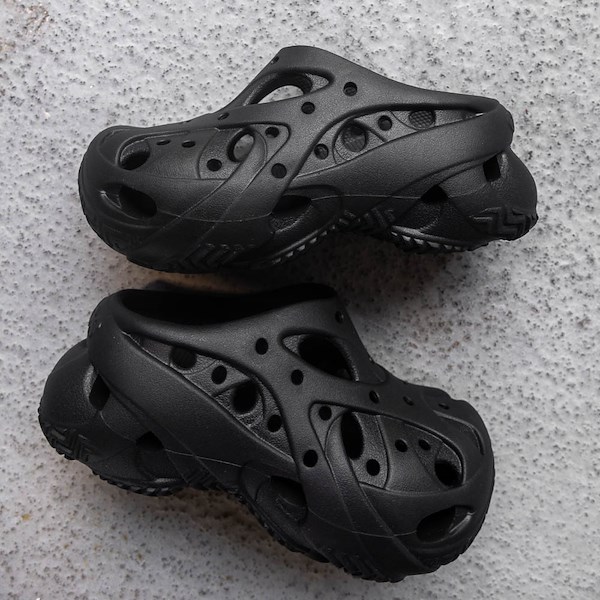 alternate view Womens Crocs Caged Clog - BlackHERO