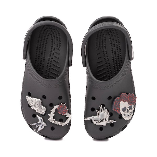 alternate view Crocs Classic Vintage Tattoo Clog - BlackALT2