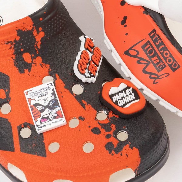alternate view Batman Crocs Harley Quinn Classic Clog - MulticolorALT5B