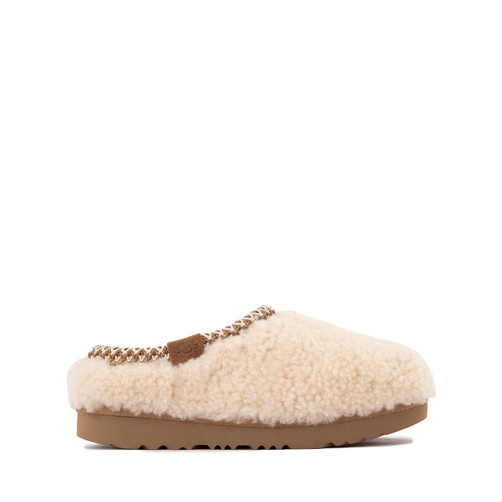 UGG&reg; Tasman Maxi Curly Slipper - Little Kid / Big Kid - Natural