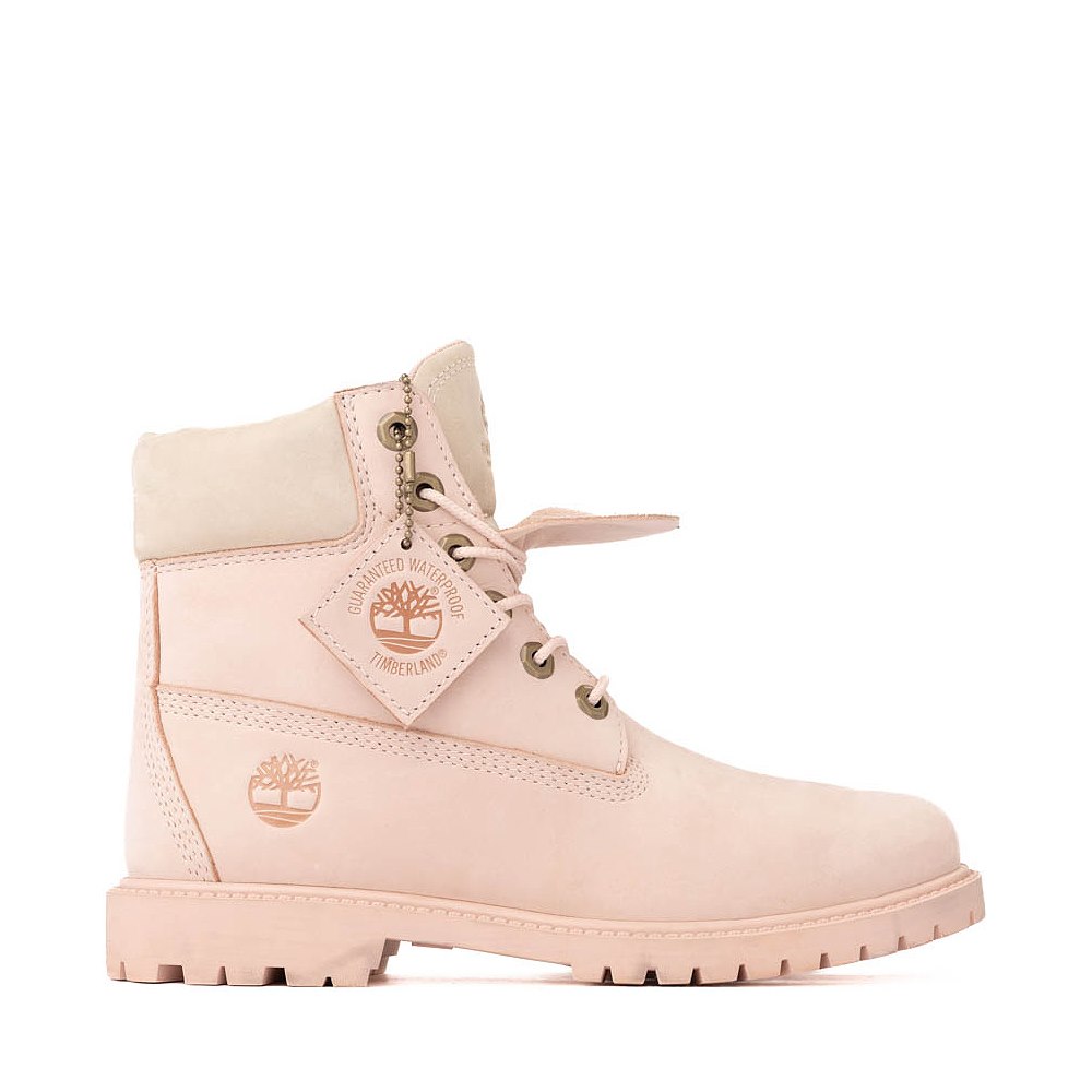 Womens Timberland&reg; Premium 6-Inch Double Tongue Waterproof Boot - Cameo Rose