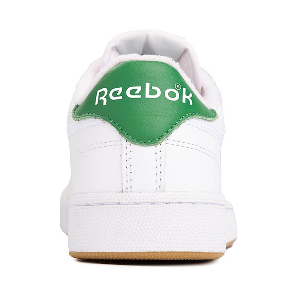 alternate view Mens Reebok Club C 85 Athletic Shoe - White / Glen GreenALT4