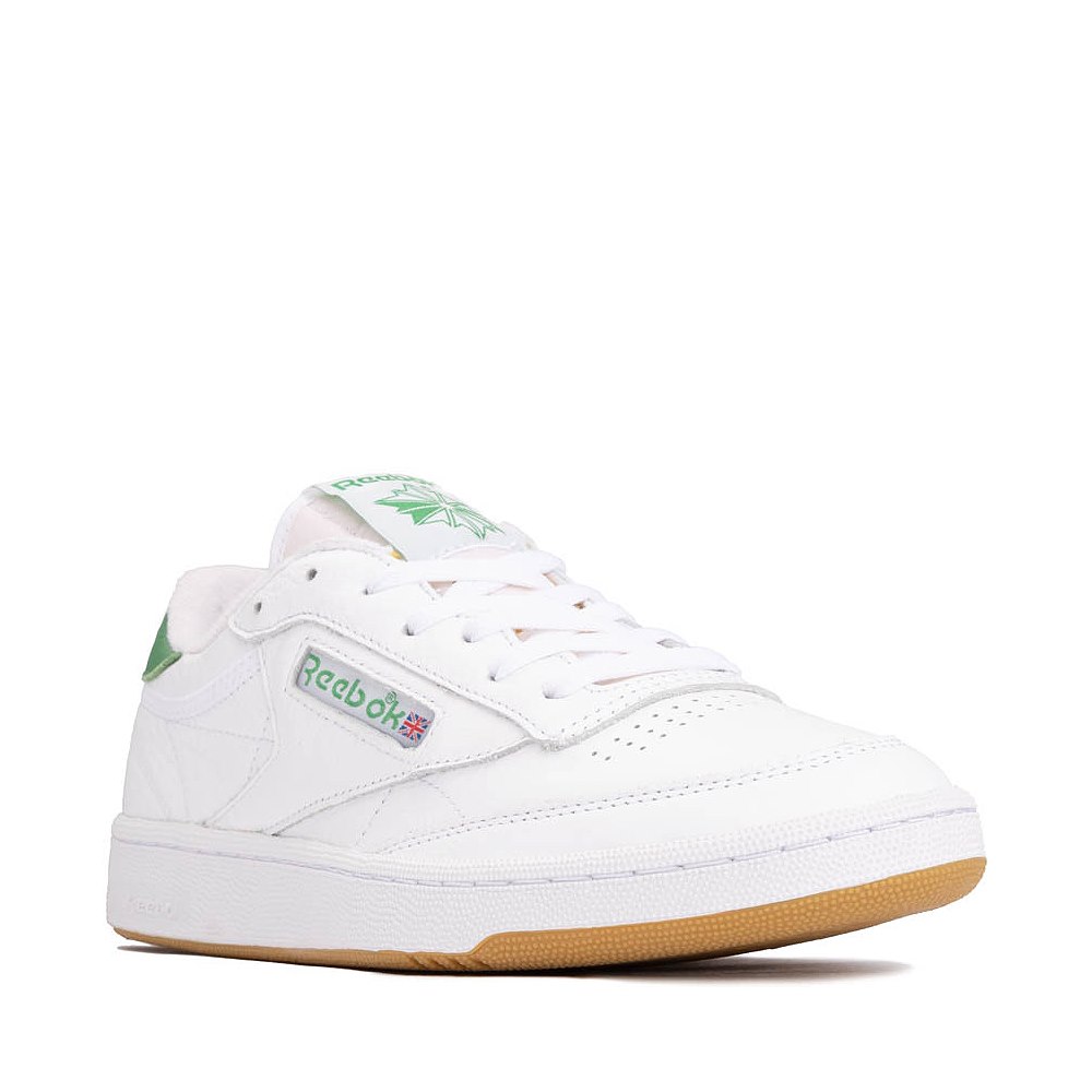 Reebok Men’s Club C 85 sneakers in White with Green logo Size 8.5 REEBOK Men main image 3
