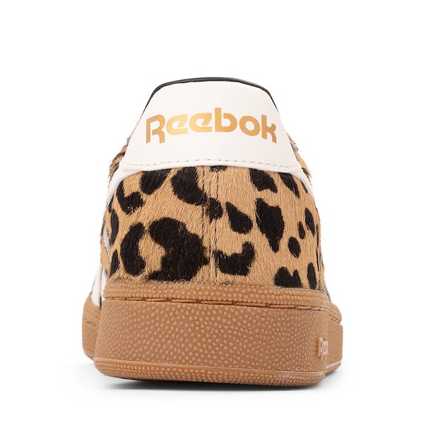 alternate view Womens Reebok Club C Grounds UK Athletic Shoe - LeopardALT4