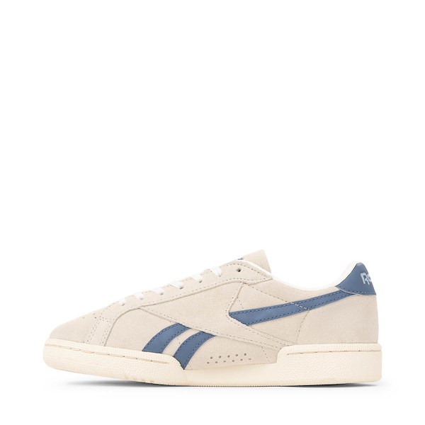 alternate view Womens Reebok Club C Grounds UK Athletic Shoe - Vintage Chalk / Chalk / BlueALT1