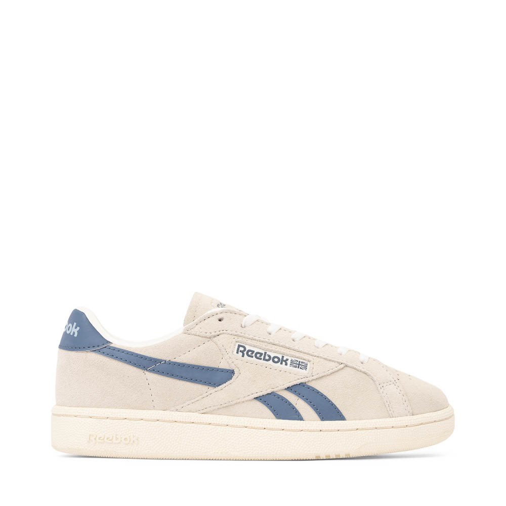 Womens Reebok Club C Grounds UK Athletic Shoe - Vintage Chalk / Chalk / Blue