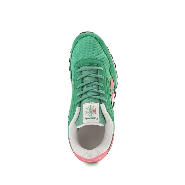 alternate view Reebok Classic AZ Athletic Shoe - Big Kid - Green / PinkALT2
