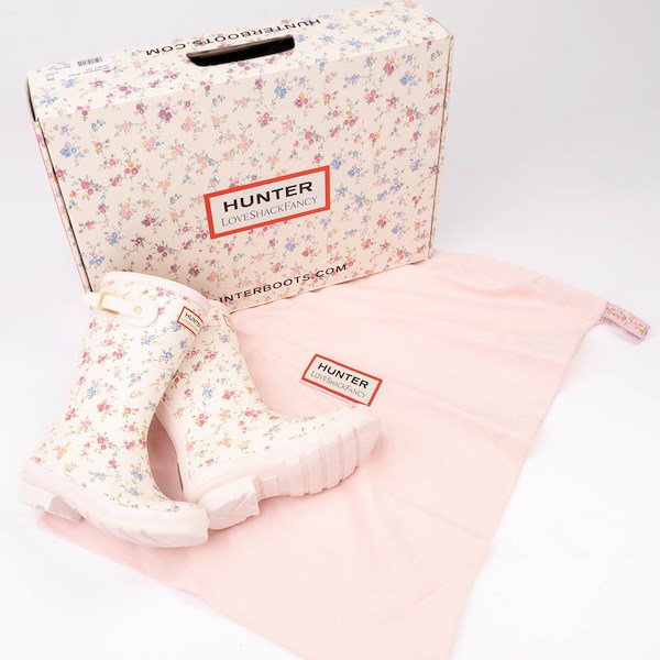 Hunter x LoveShackFancy Original Rain Boot - Little Kid / Big Kid - Sunrise Patchwork / Confetti Bloom