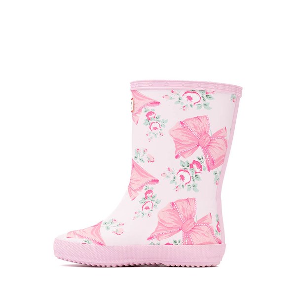 Hunter x LoveShackFancy First Classic Rain Boot - Toddler / Little Kid - Rose Beaux / Mint Pink