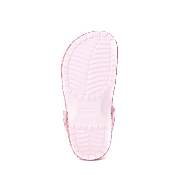 alternate view Crocs Classic Chunky Glitter Clog - Little Kid / Big Kid - PinkALT3
