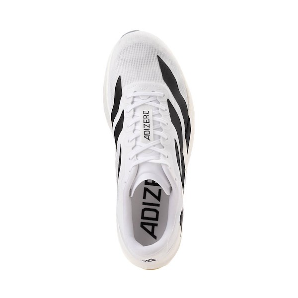 alternate view Mens adidas Adizero EVO SL Athletic Shoe - White / Core Black / WhiteALT2