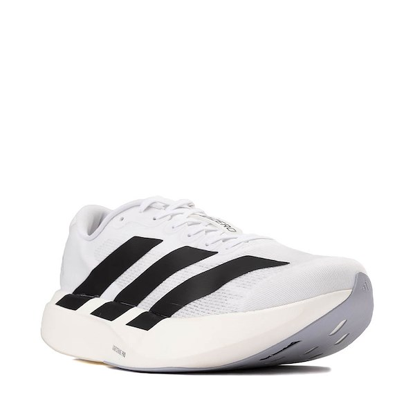 alternate view Mens adidas Adizero EVO SL Athletic Shoe - White / Core Black / WhiteALT5