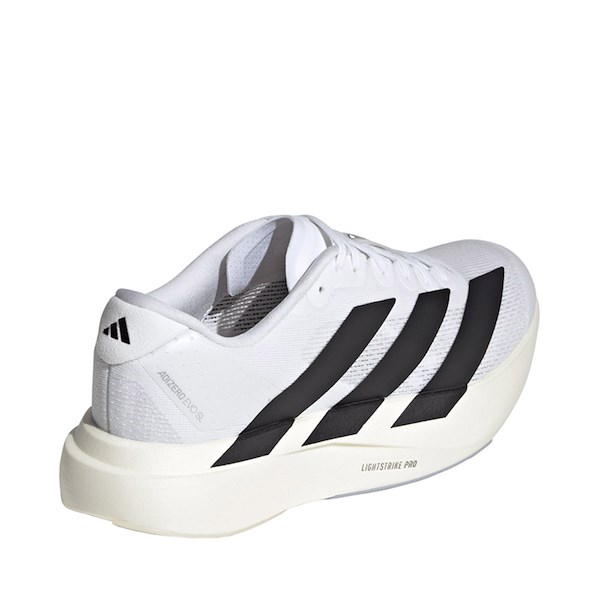 alternate view Womens adidas Adizero EVO SL Athletic Shoe - Cloud White / Core Black / Cloud WhiteALT4