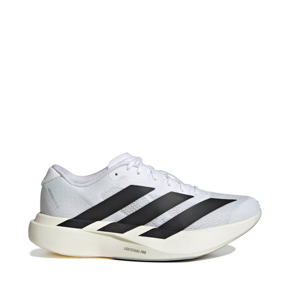 Womens adidas Adizero EVO SL Athletic Shoe - Cloud White / Core Black / Cloud White