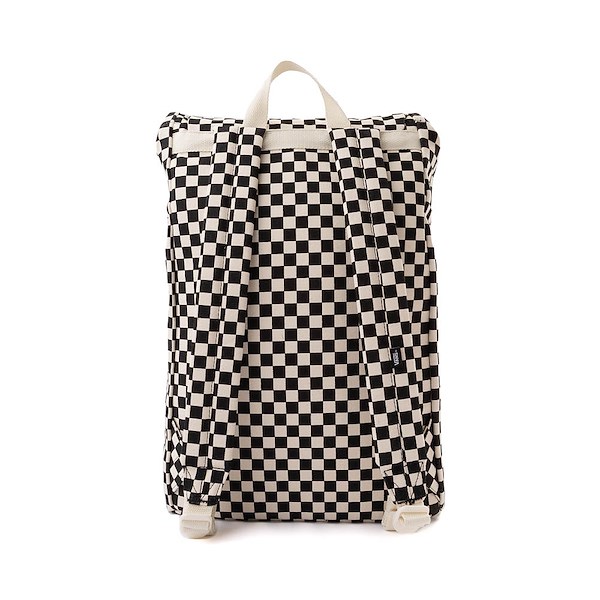 alternate view Vans Field Trippin Rucksack Checkerboard Backpack - Black / WhiteALT2