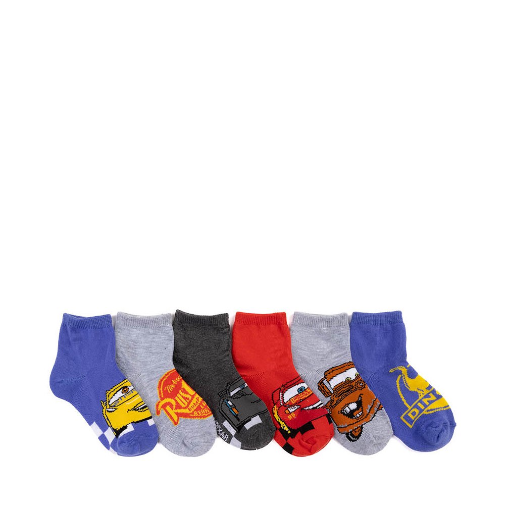 Cars Quarter Socks 5 Pack - Toddler - Multicolor