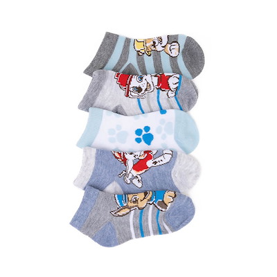 Quarter Top Crew Socks 5 Pack - Toddler - Black / White