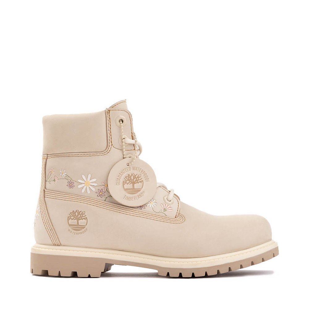 Womens Timberland&reg; Premium 6-Inch Embroidered Boot - Angora