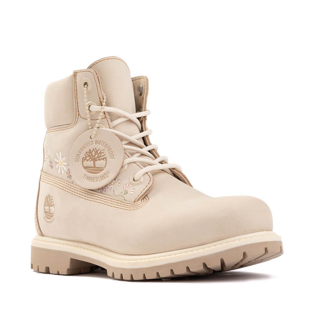 Womens Timberland® Premium 6-Inch Embroidered Boot - Angora  display picture 2
