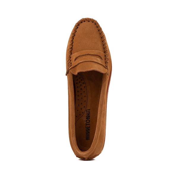 alternate view Womens Minnetonka Mellony Penny Loafer - BrownALT2
