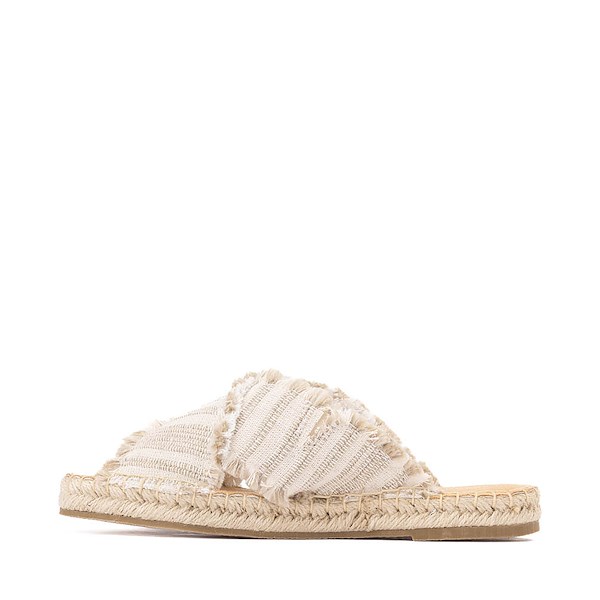 alternate view Womens Minnetonka Pepper Slide Sandal - Taupe StripeALT1