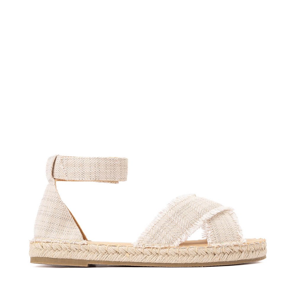 Womens Minnetonka Pemma Espadrille Sandal - Tan Herringbone