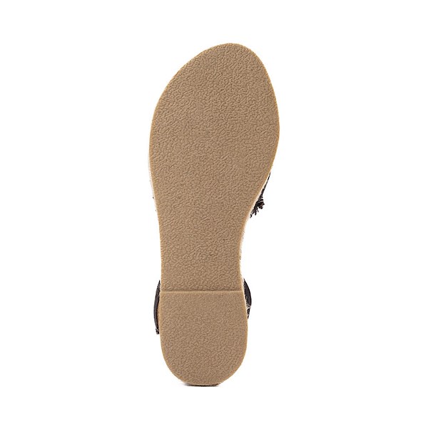alternate view Womens Minnetonka Pemma Espadrille Sandal - Black LinenALT3