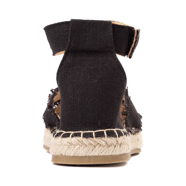 alternate view Womens Minnetonka Pemma Espadrille Sandal - Black LinenALT4