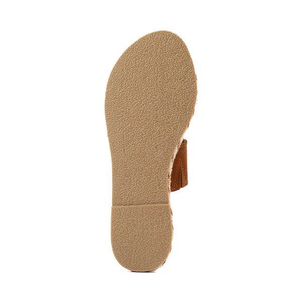 alternate view Womens Minnetonka Poppie Slide Sandal - BrownALT3