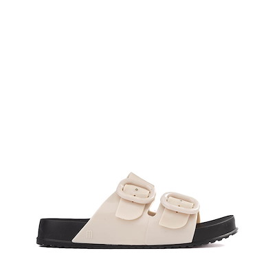 Main view of Mini Melissa Cozy Slide Sandal - Little Kid / Big Kid - Black / Beige