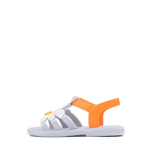 alternate view Mini Melissa Hip Bloomy Sandal - Toddler / Little Kid - Blue / OrangeALT1