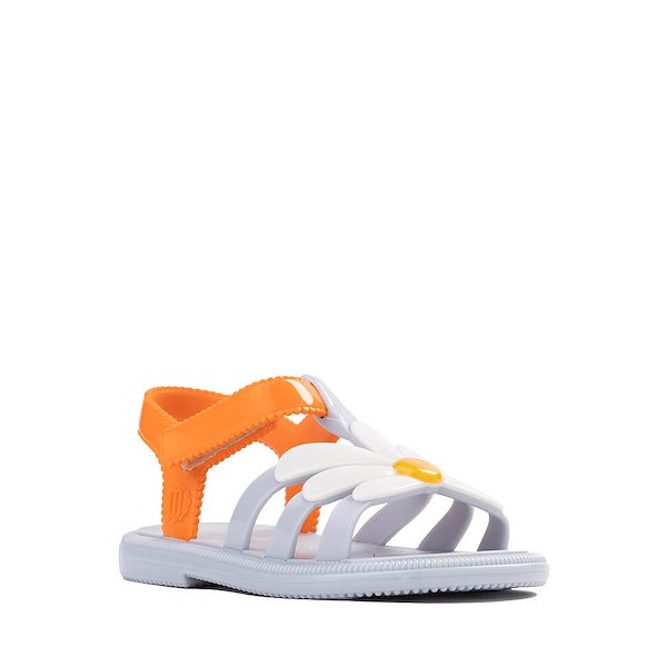 alternate view Mini Melissa Hip Bloomy Sandal - Toddler / Little Kid - Blue / OrangeALT5