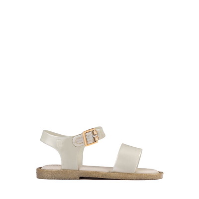 Main view of Mini Melissa Mar Sandal - Toddler / Little Kid - White