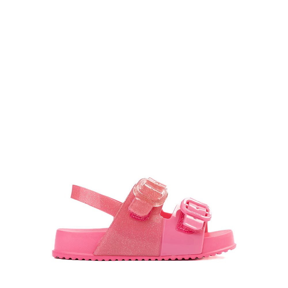 Mini Melissa Cozy Sandal - Toddler / Little Kid - Pink Glitter