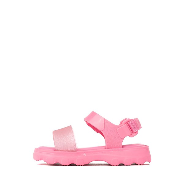 alternate view Mini Melissa Kick Off Platform Sandal - Toddler / Little Kid - Pink / GlitterALT1