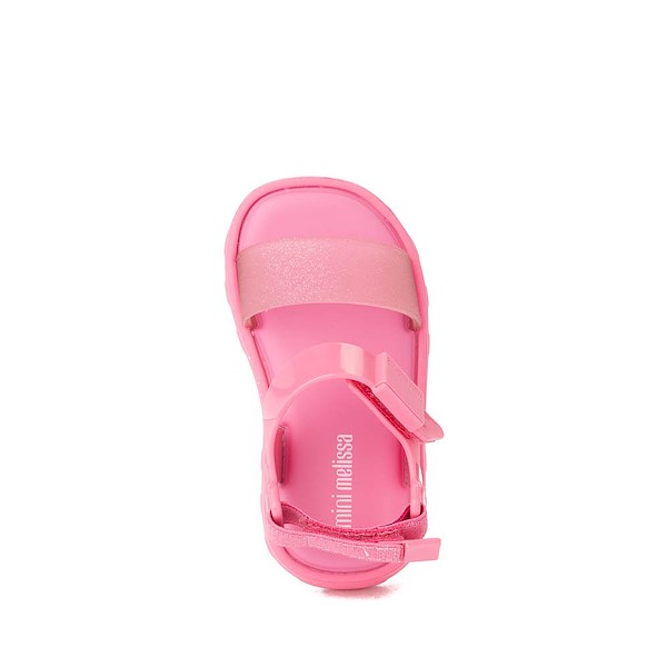 alternate view Mini Melissa Kick Off Platform Sandal - Toddler / Little Kid - Pink / GlitterALT2