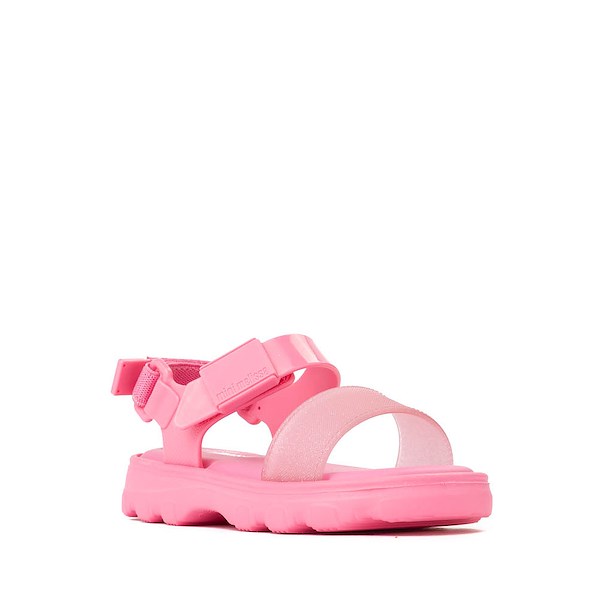 alternate view Mini Melissa Kick Off Platform Sandal - Toddler / Little Kid - Pink / GlitterALT5