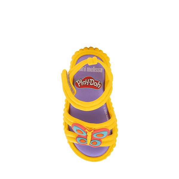 alternate view Mini Melissa + Play-Doh Create Sandal - Toddler / Little Kid - YellowALT2