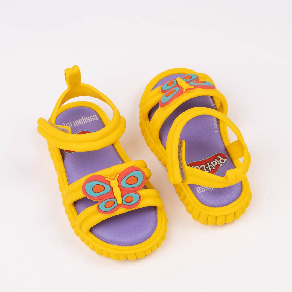 Mini Melissa + Play-Doh Create Sandal - Toddler / Little Kid - Yellow