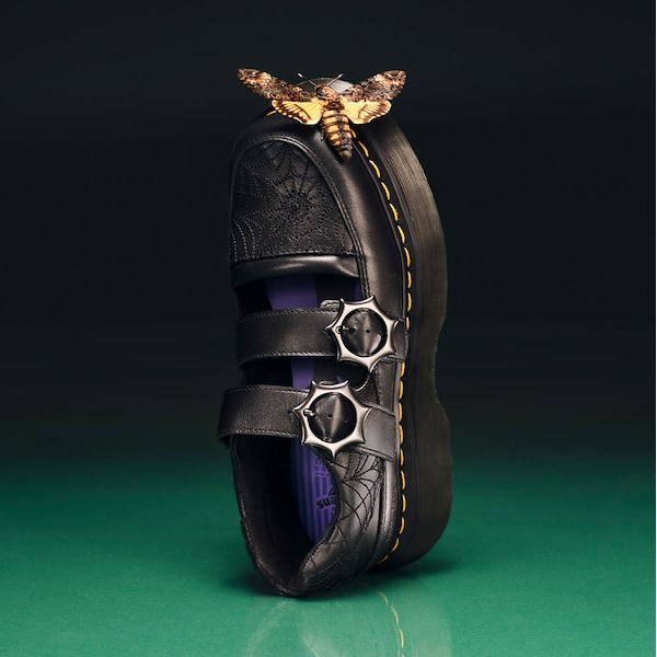 alternate view Womens Dr. Martens x Wednesday Buzz Mary Jane Casual Shoe - BlackALT2B