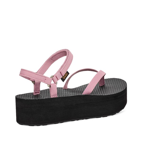 alternate view Womens Teva Flatform Slim Sandal - LilasALT4