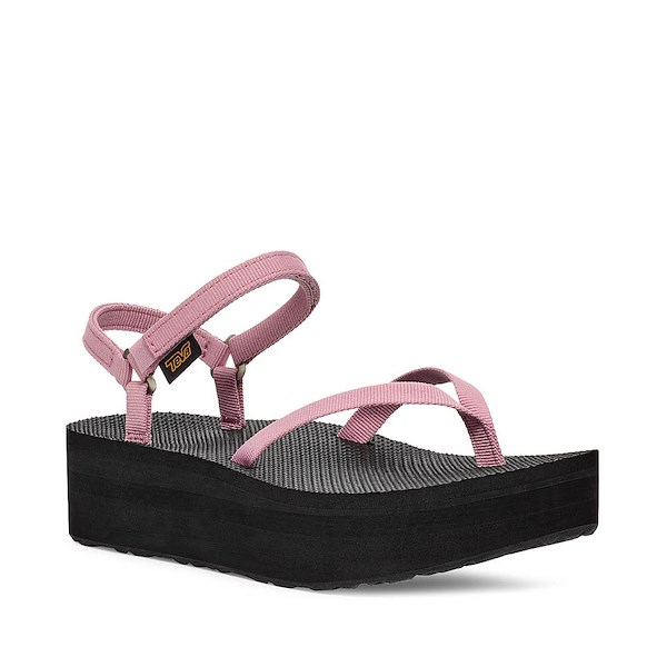 alternate view Womens Teva Flatform Slim Sandal - LilasALT5