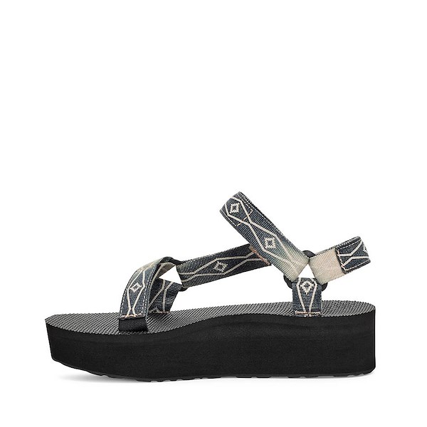 alternate view Womens Teva Flatform Universal Sandal - Waterless Black / CreamALT1