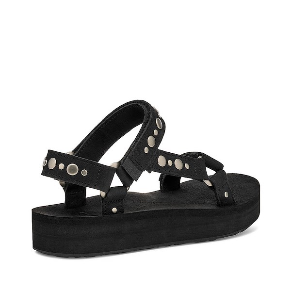 alternate view Womens Teva Midform Universal Studded Sandal - BlackALT4
