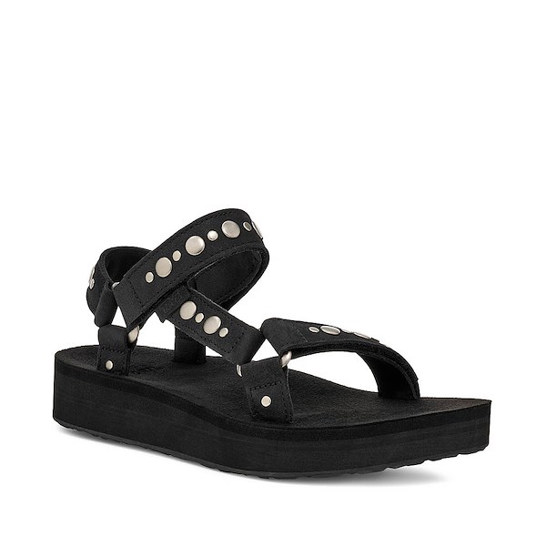 alternate view Womens Teva Midform Universal Studded Sandal - BlackALT5