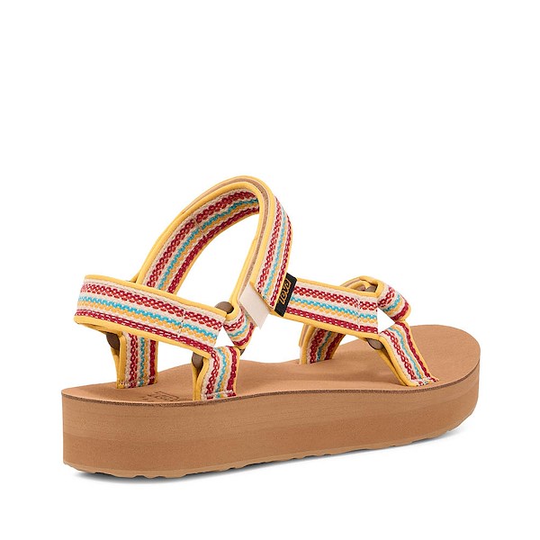 alternate view Womens Teva Midform Woven Sandal - Coconut / TanzineALT4